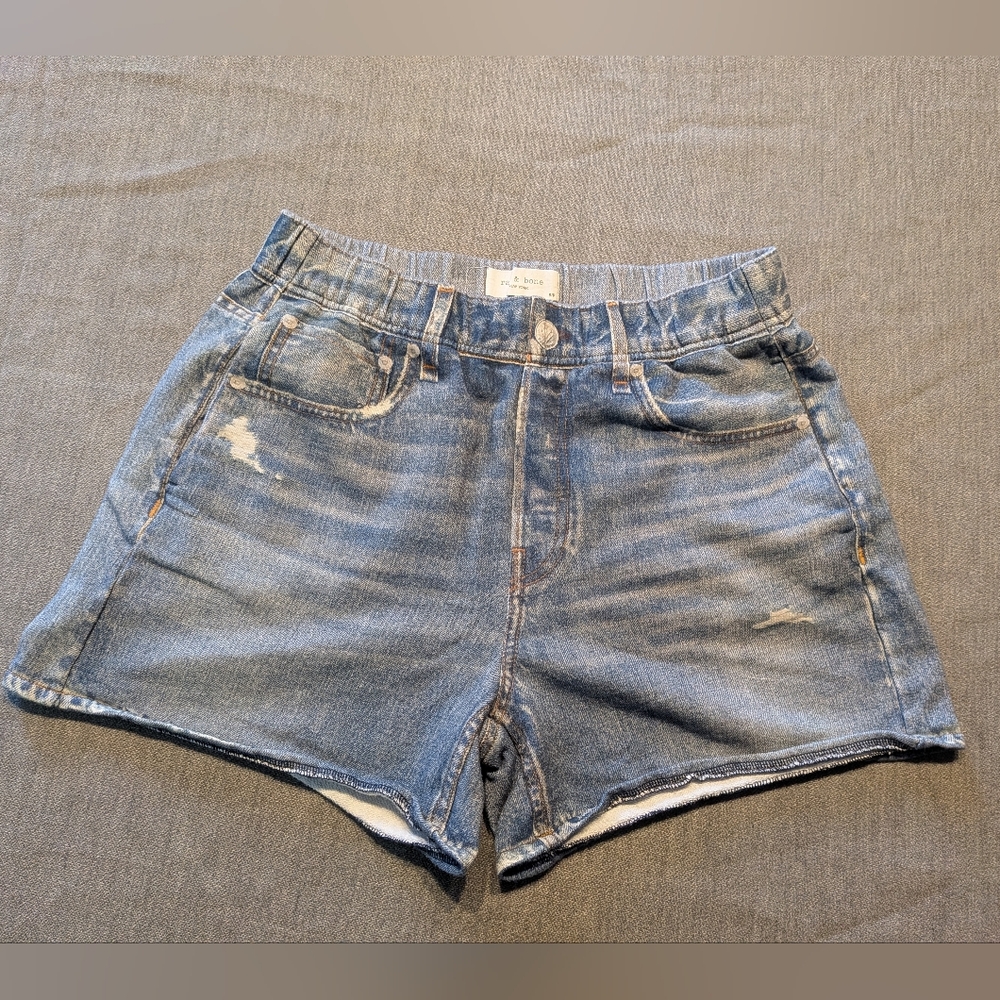 Rag & Bone Women's Miramar Cotton-Terry Walking Shorts CG2 Brooke Small /Petite